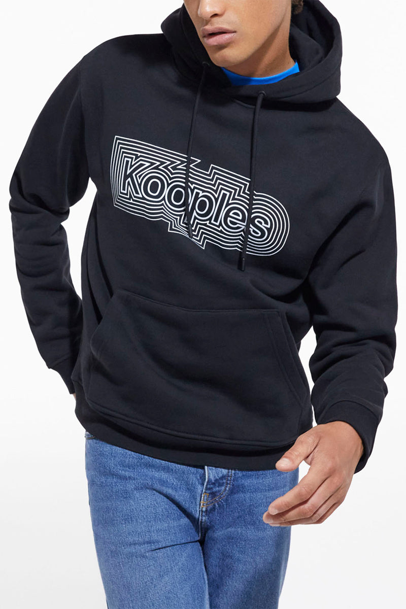 The Kooples - Sweatshirt Sérigraphié Noir - Homme