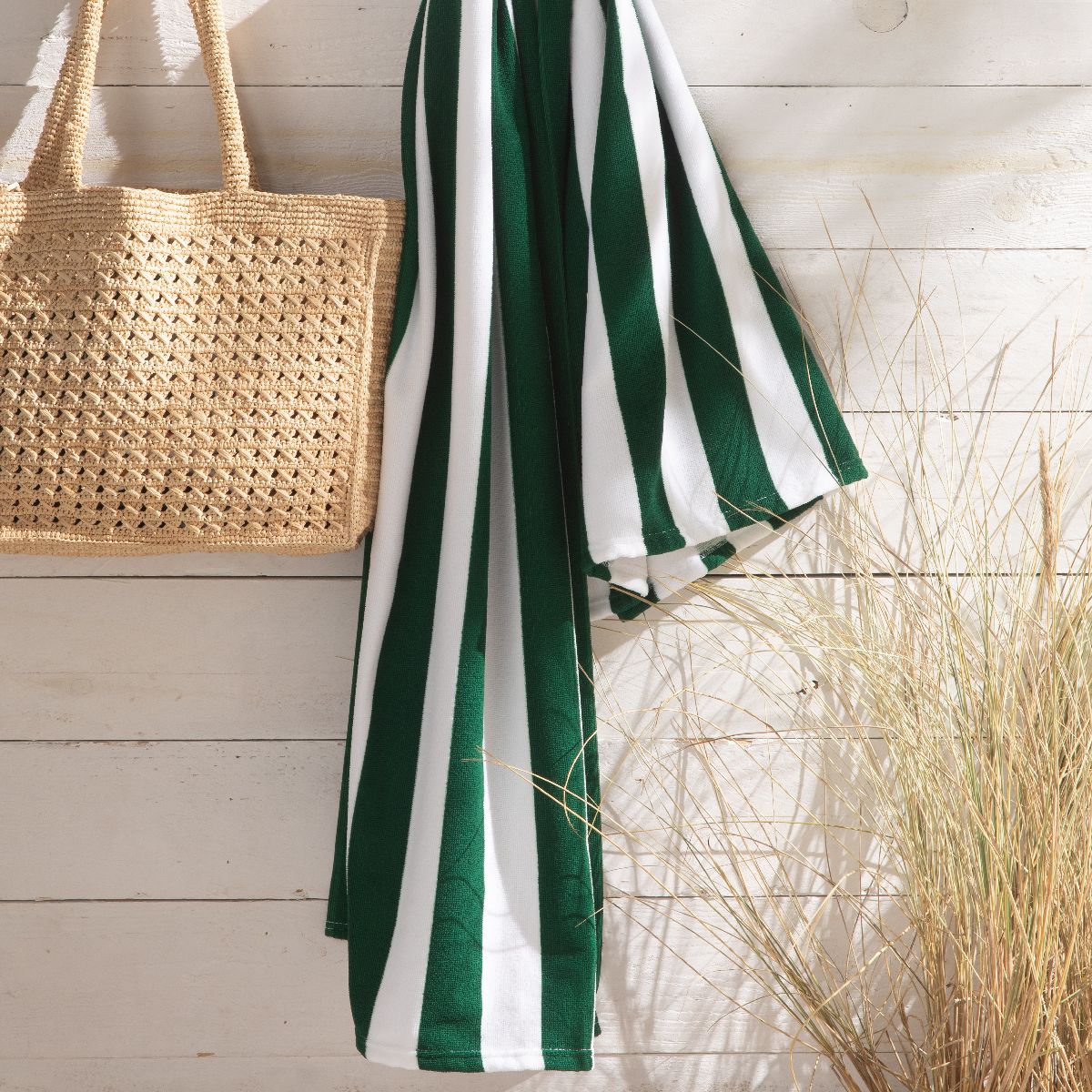 Summer Stripe - Serviette De Plage - Jaune