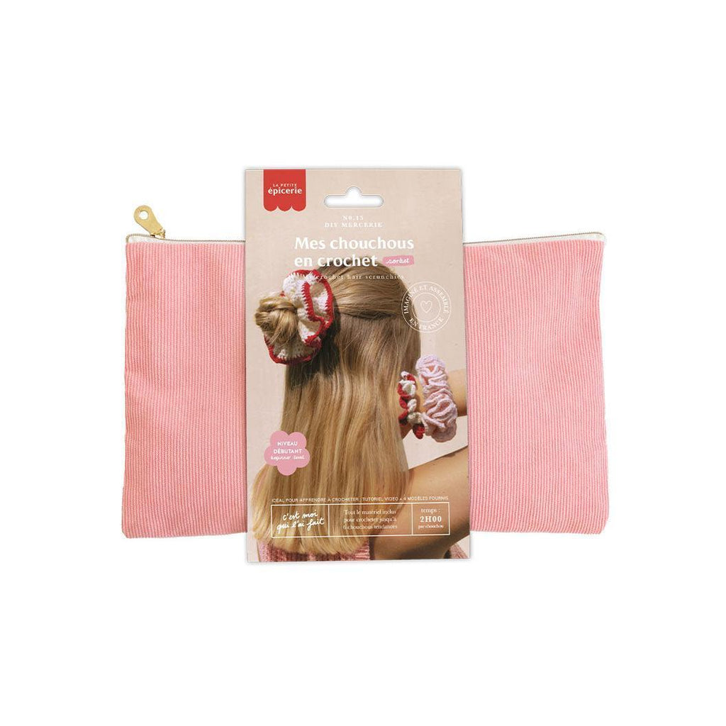 Kit Diy Mercerie - Mes Chouchous En Crochet - Sorbet