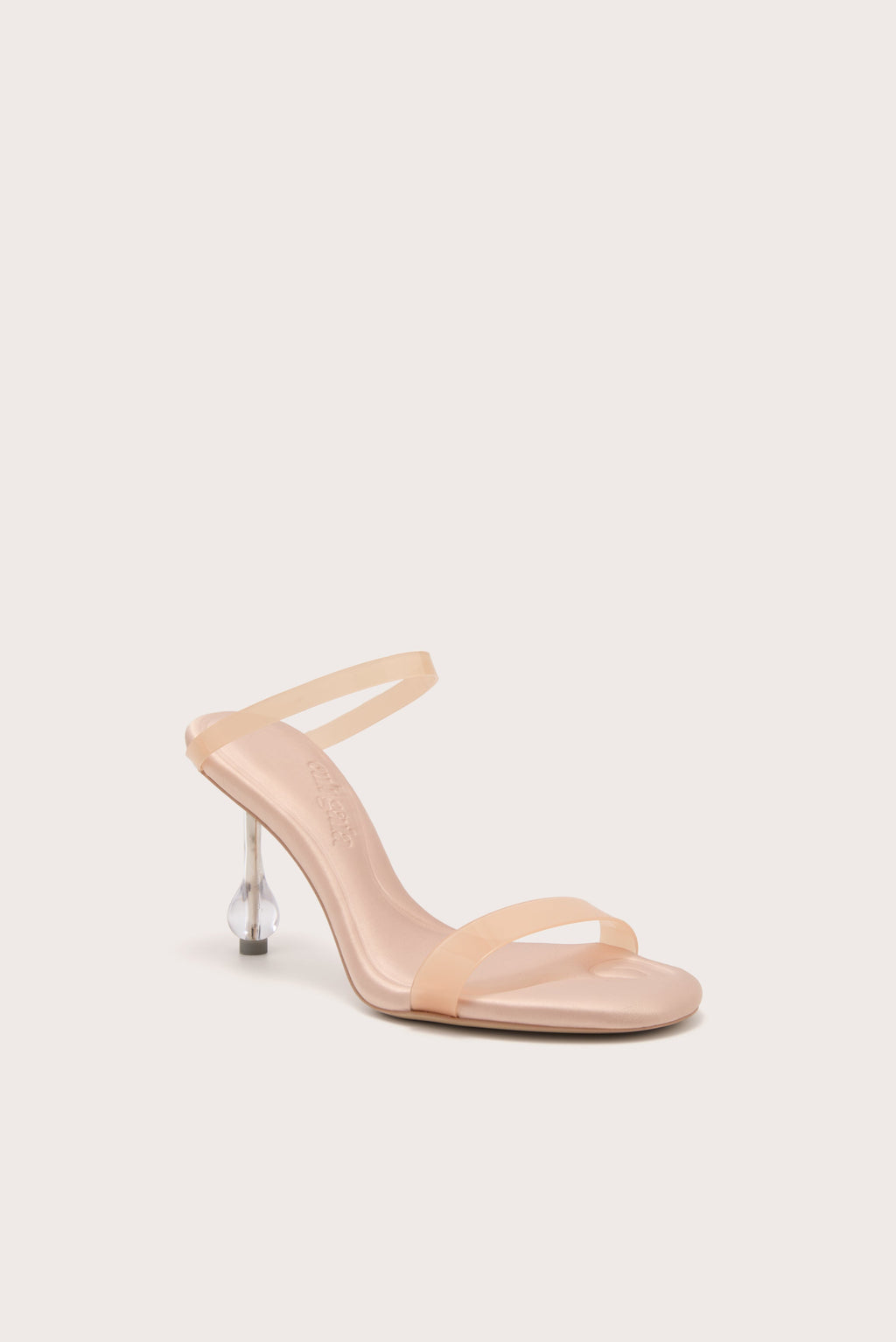 Sandales À Talons Demi - Nude
