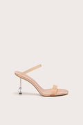 Sandales À Talons Demi - Nude