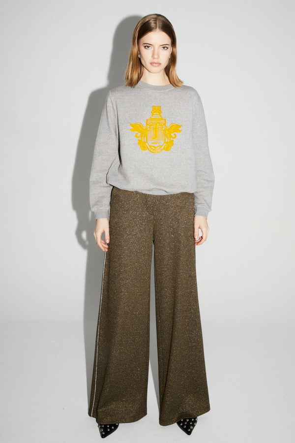 Sweatshirt Eddie Blason Yellow Fabriqué Au Portugal