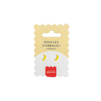Boucles D'Oreilles En Porcelaine Banane - La Petite Epicerie