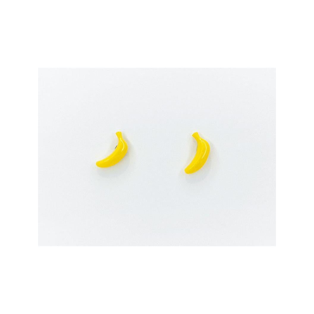 Boucles D'Oreilles En Porcelaine Banane - La Petite Epicerie