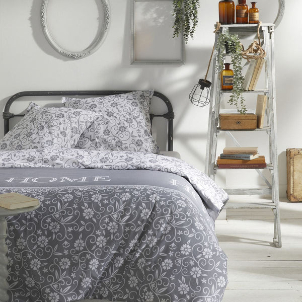 Charme - Parure De Lit Capucine - Gris