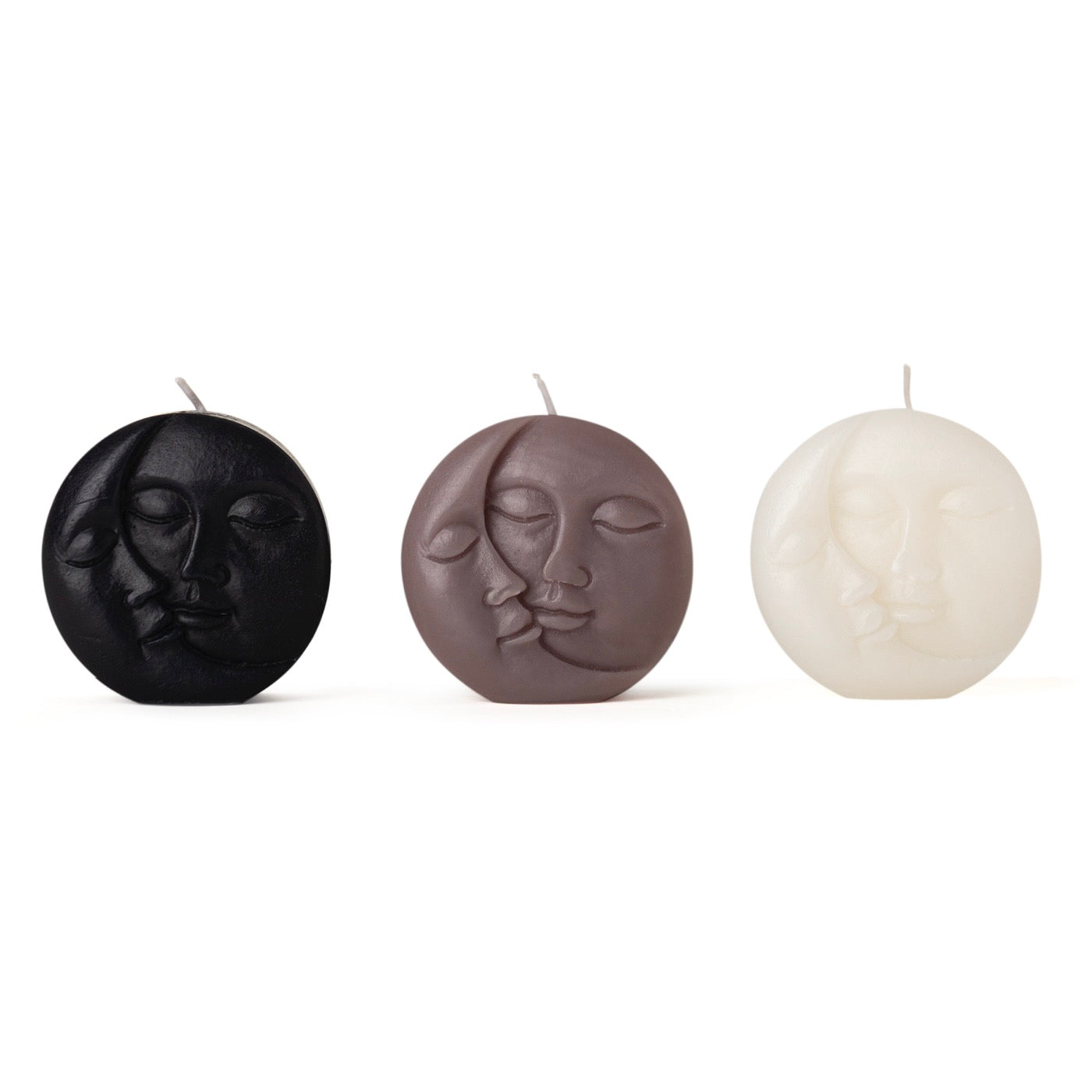Lot De 3 Bougies Sun & Moon