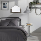 Charme - Parure De Lit Chambray Capucine  - Gris