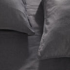 Charme - Parure De Lit Chambray Capucine  - Gris