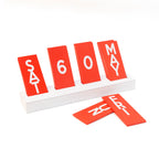 Calendrier Perpétuel En Bois Rouge