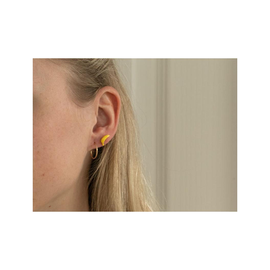 Boucles D'Oreilles En Porcelaine Banane - La Petite Epicerie