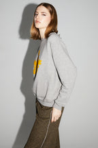 Sweatshirt Eddie Blason Yellow Fabriqué Au Portugal