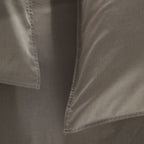 Charme - Parure De Lit Chambray - Marron