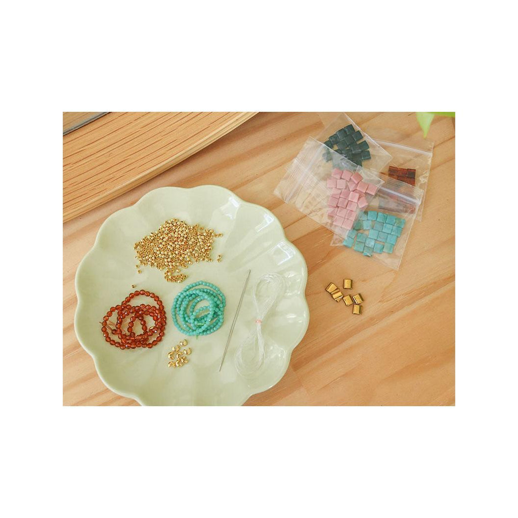 Kit Diy Bijouterie - Mon Set De Bracelets Perlés - Doré