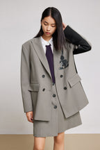 Lily - Blazer - Gris Moyen