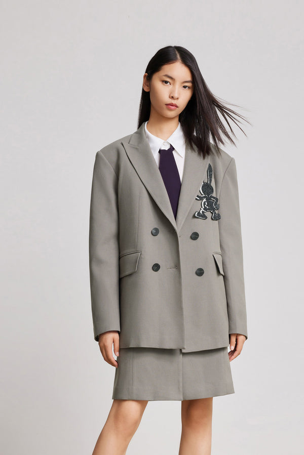 Lily - Blazer - Gris Moyen