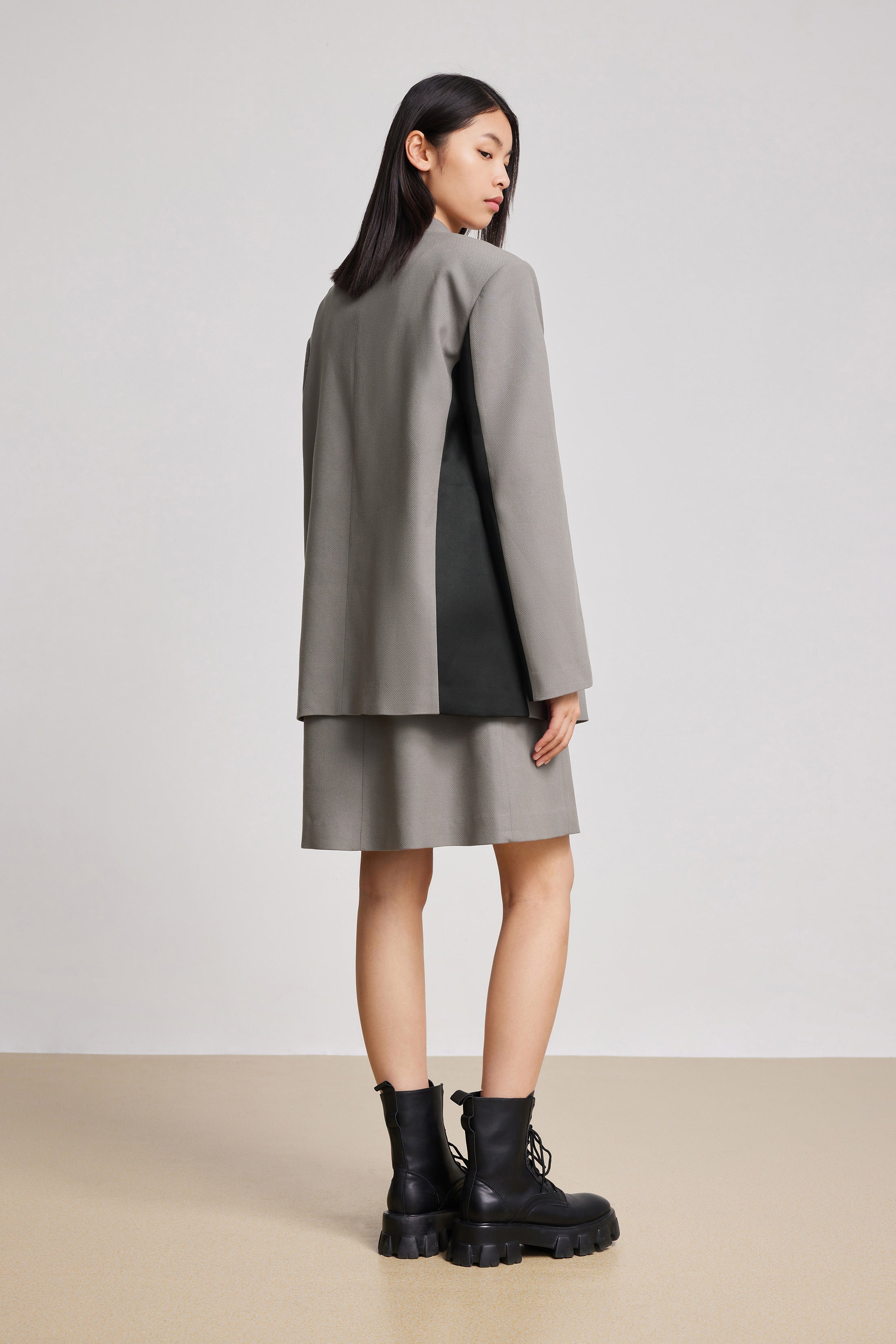 Lily - Blazer - Gris Moyen