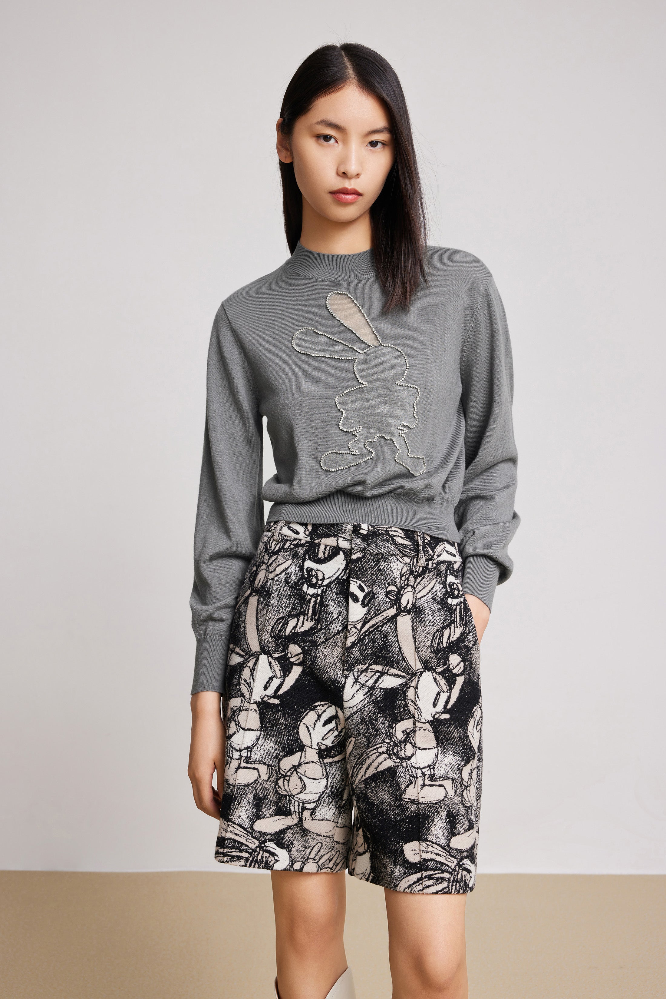 Lily - Pull - Gris Moyen
