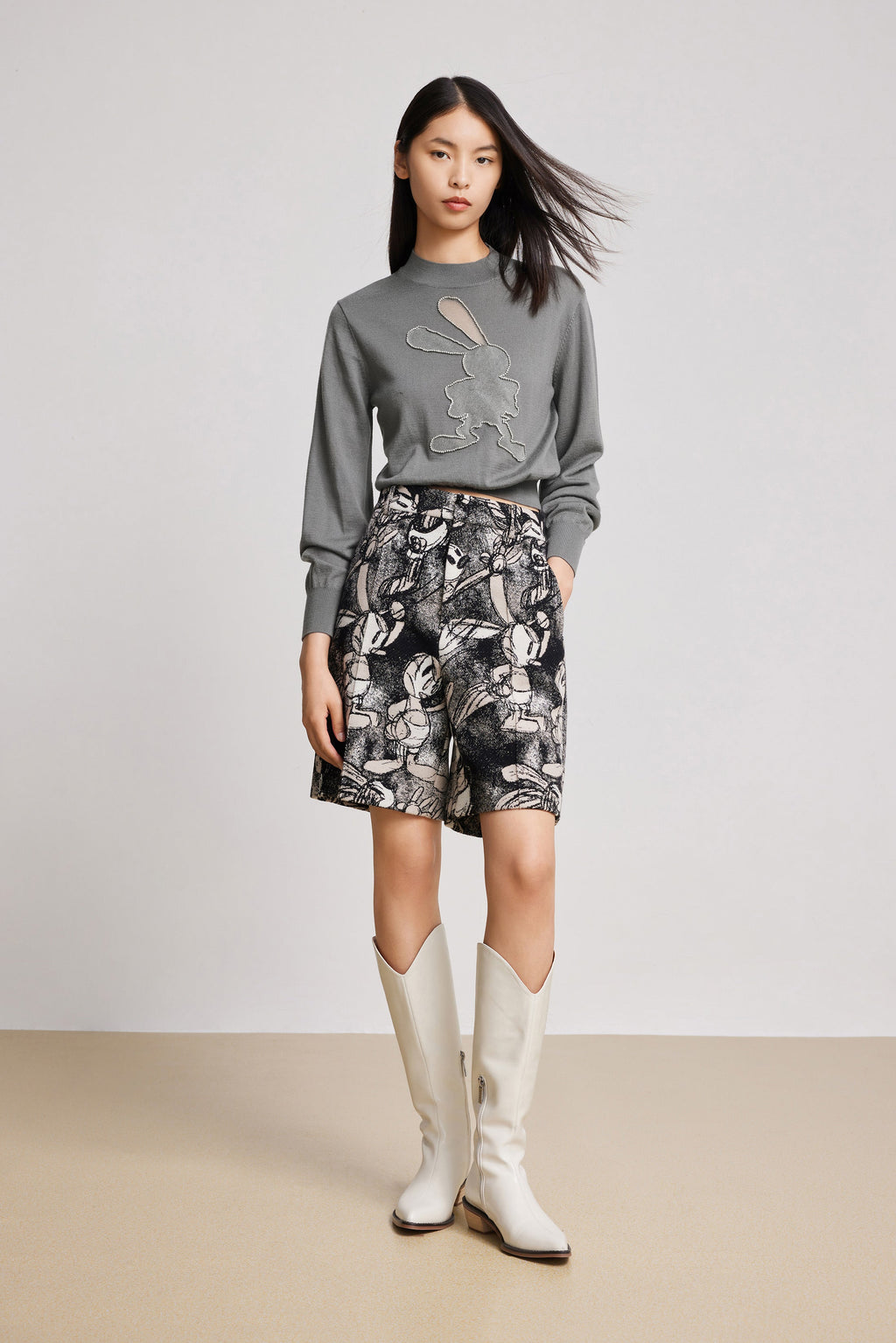 Lily - Pull - Gris Moyen