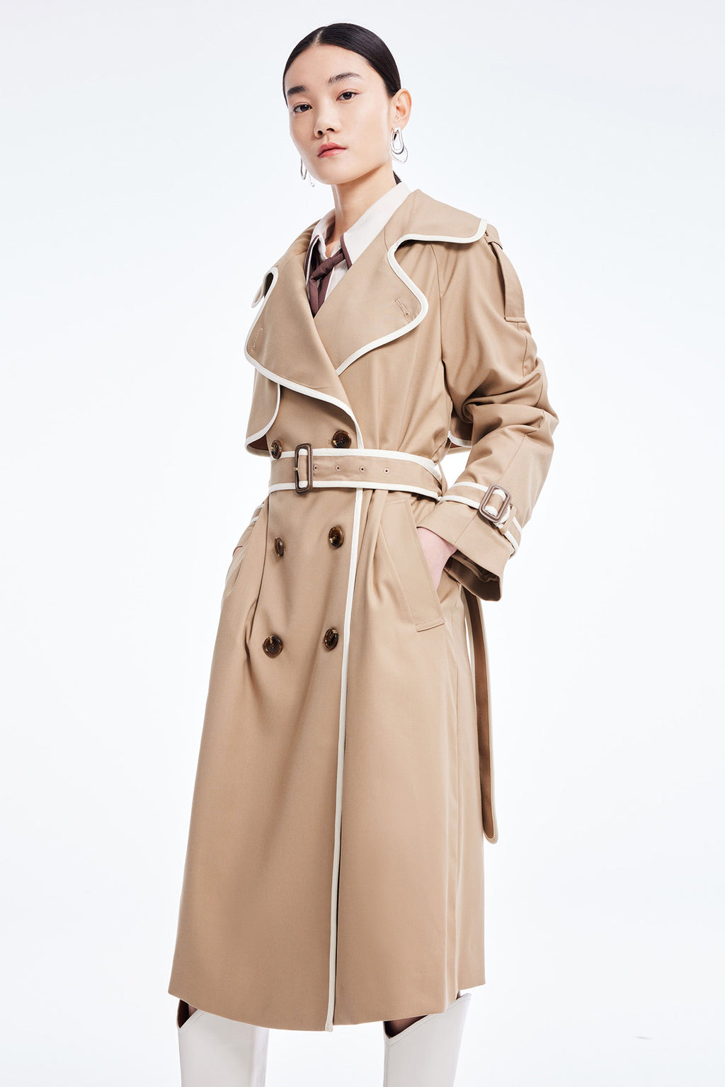 Lily - Manteau - Brun Cacao