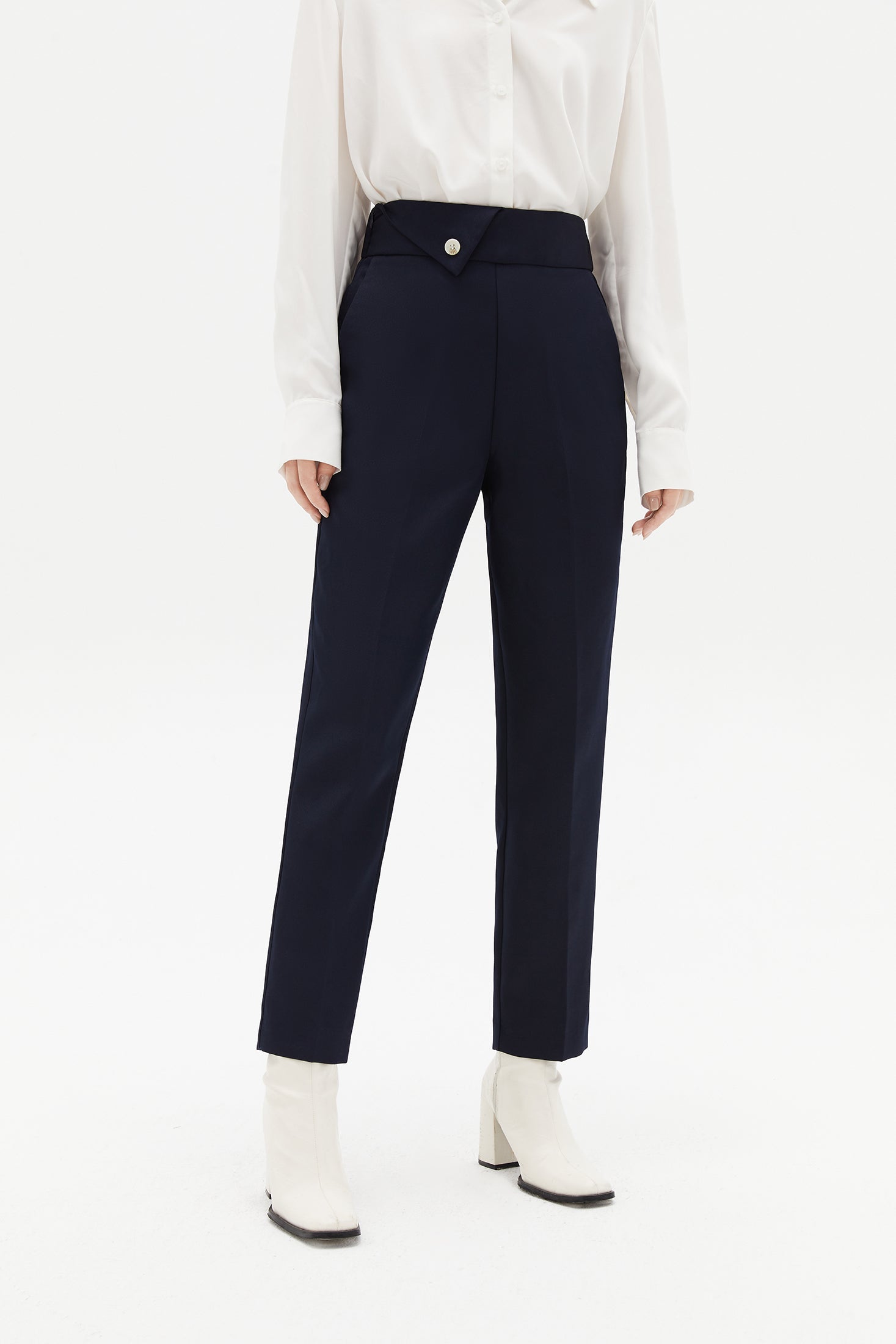 Lily - Pantalon - Bleu Violacé