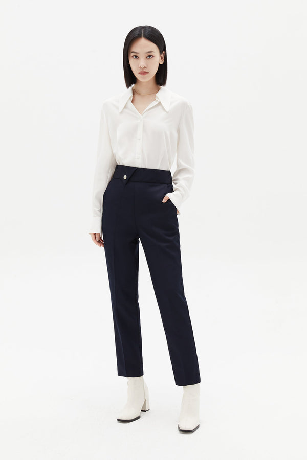 Lily - Pantalon - Bleu Violacé