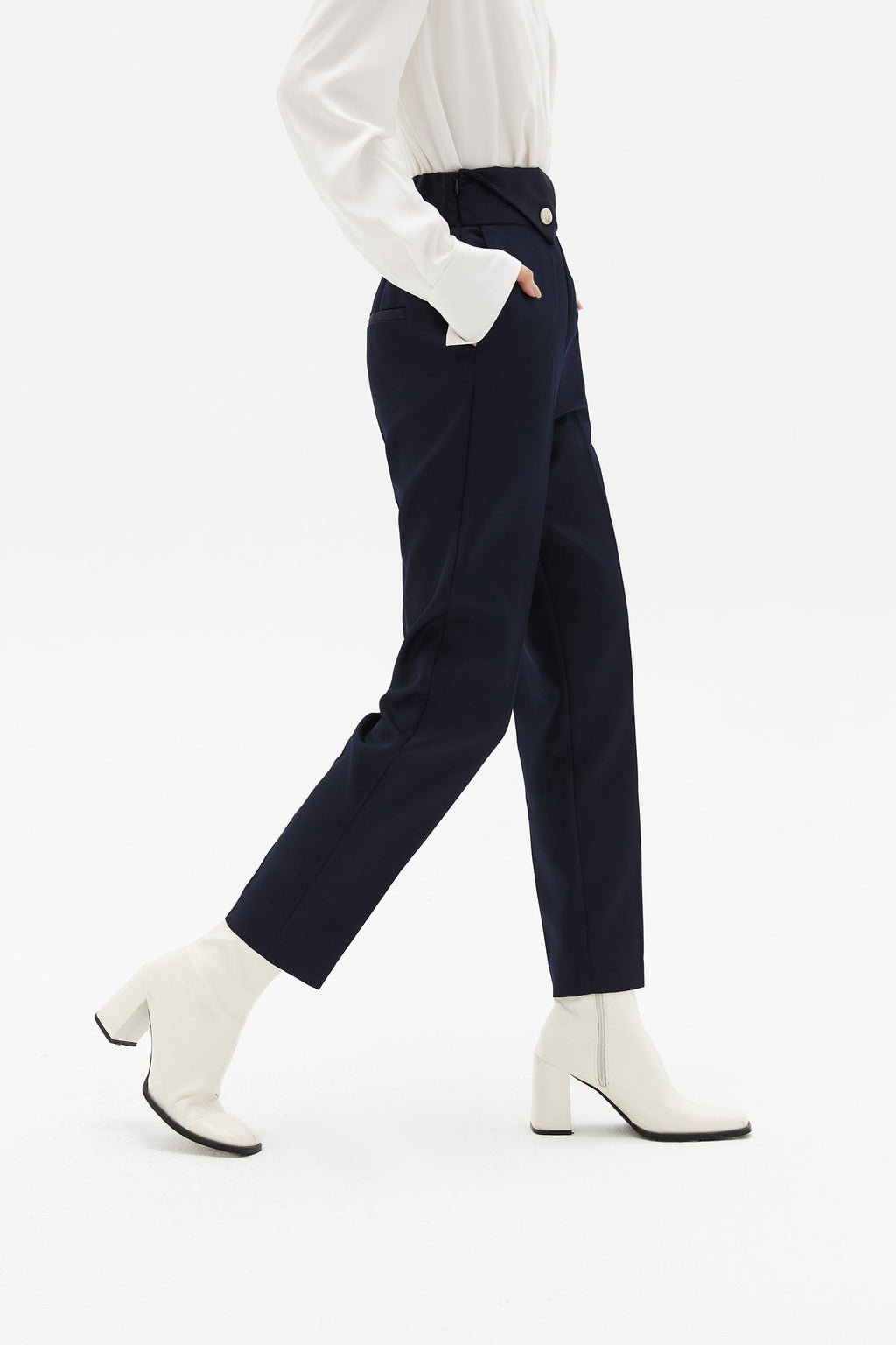 Lily - Pantalon - Bleu Violacé