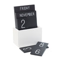Calendrier Perpétuel En Bois Noir