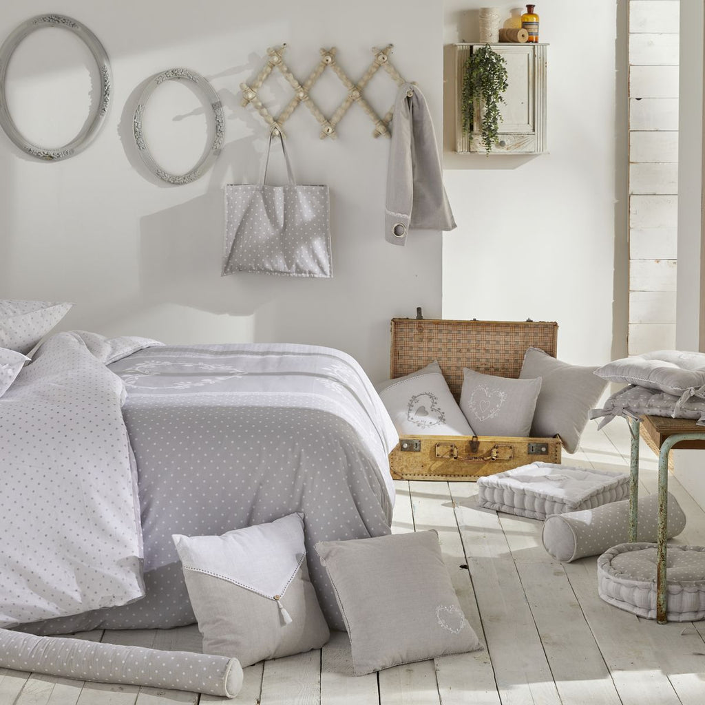 Charme - Coussin De Sol Rond Constance - Gris