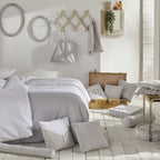 Charme - Coussin De Sol Rond Constance - Gris