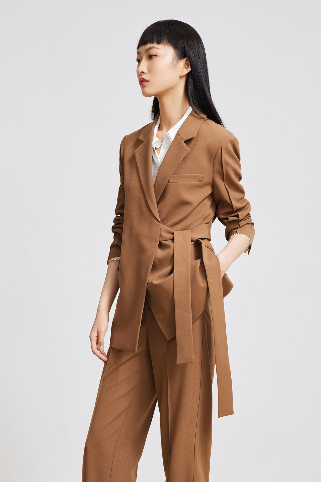 Lily - Blazer - Café Camel