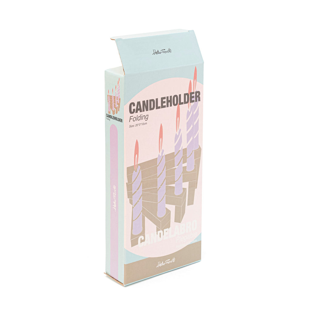 Porte-Bougies Multiples En Bois