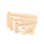 Porte-Bougies Multiples En Bois