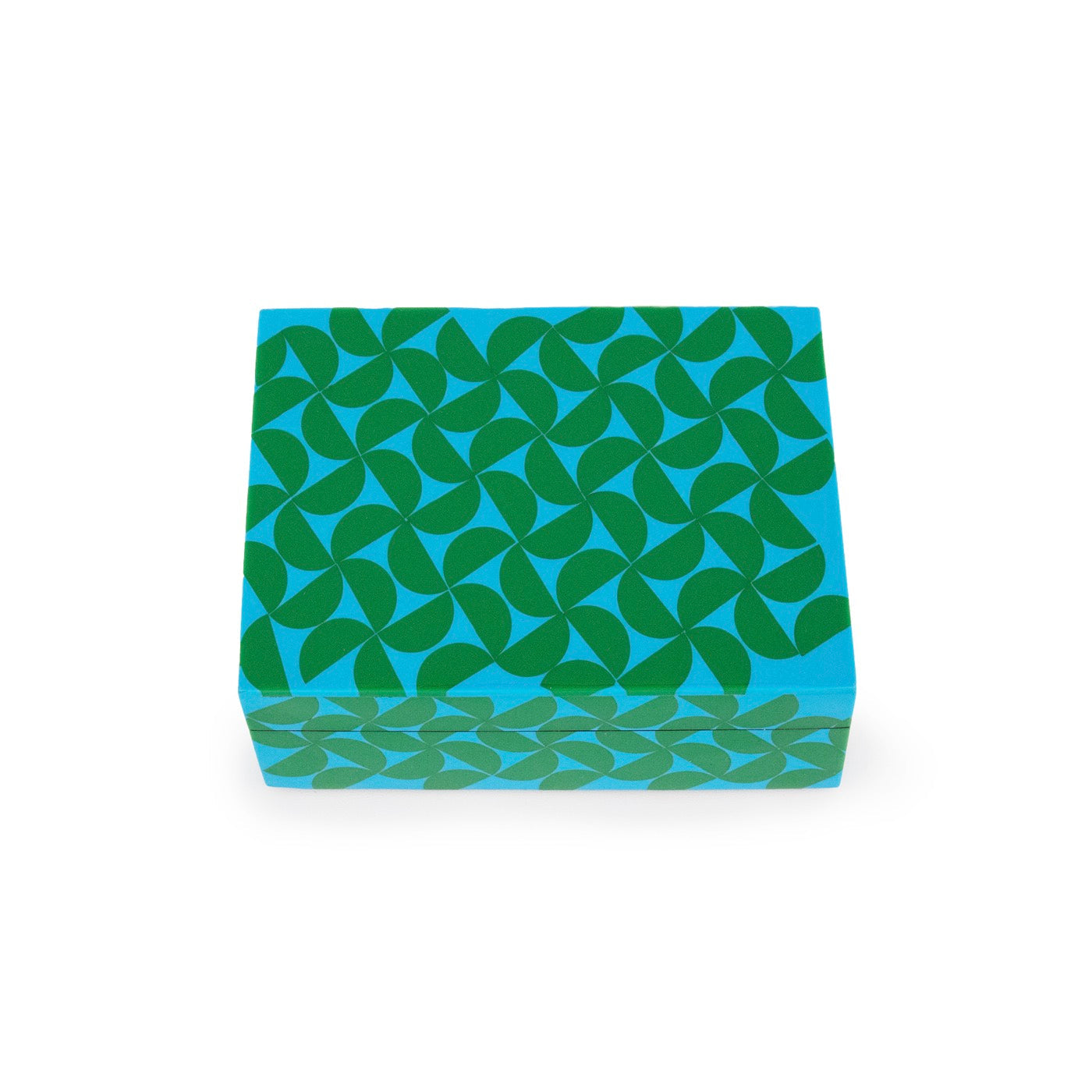 Boîte En Résine - Bleu/Vert