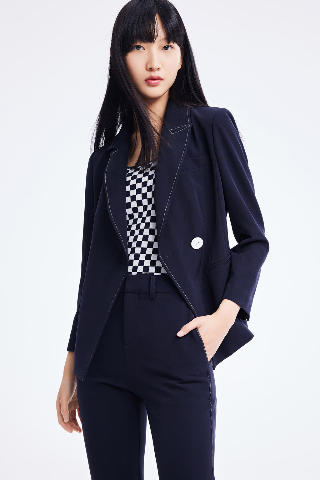 Lily - Blazer - Bleu Marine