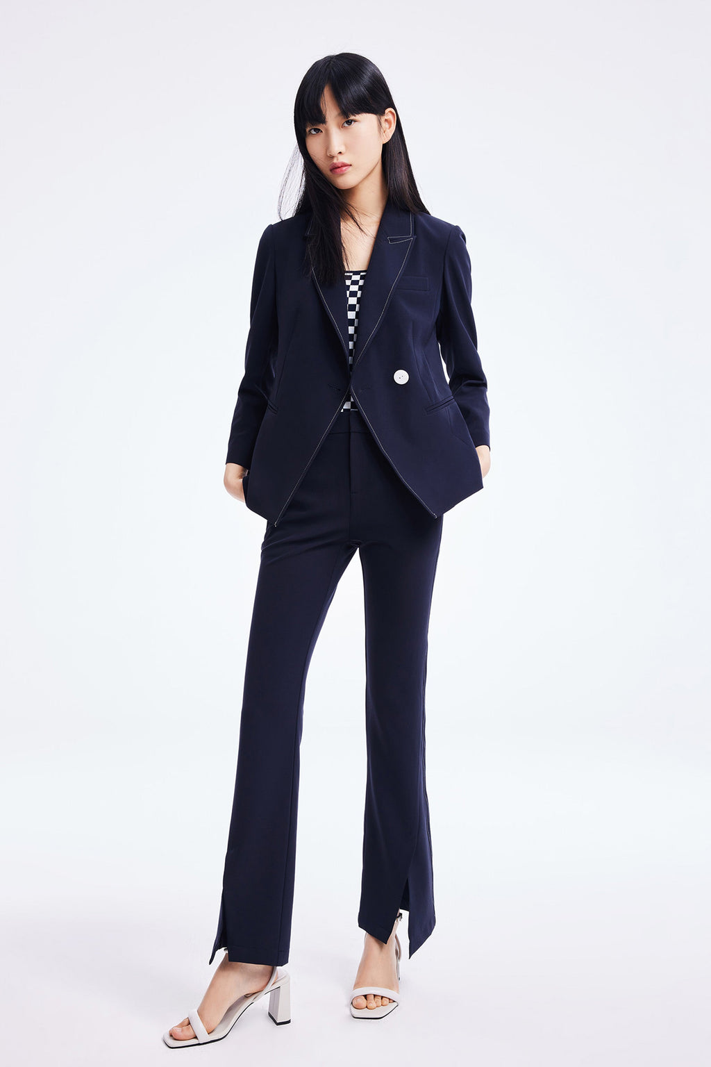 Lily - Blazer - Bleu Marine