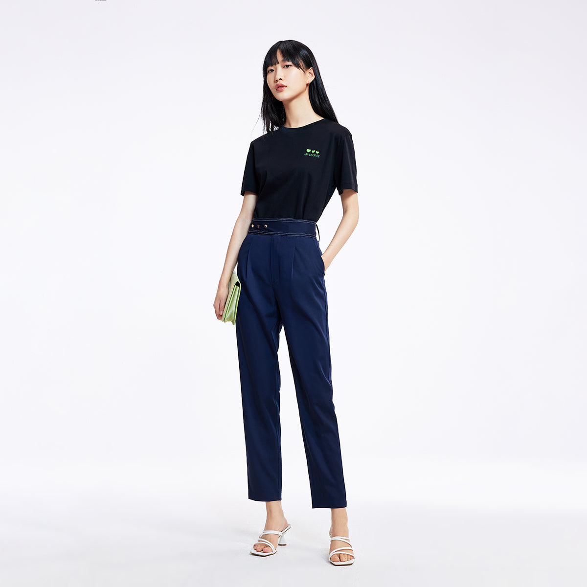 Lily - Pantalon - Bleu Marine