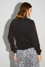 Sweatshirt Eddie Black Tiger Fabriqué Au Portugal