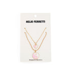 Collier Rose Ying Yang