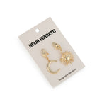 Boucles D'Oreilles Soleil Et Lune