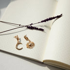 Boucles D'Oreilles Soleil Et Lune