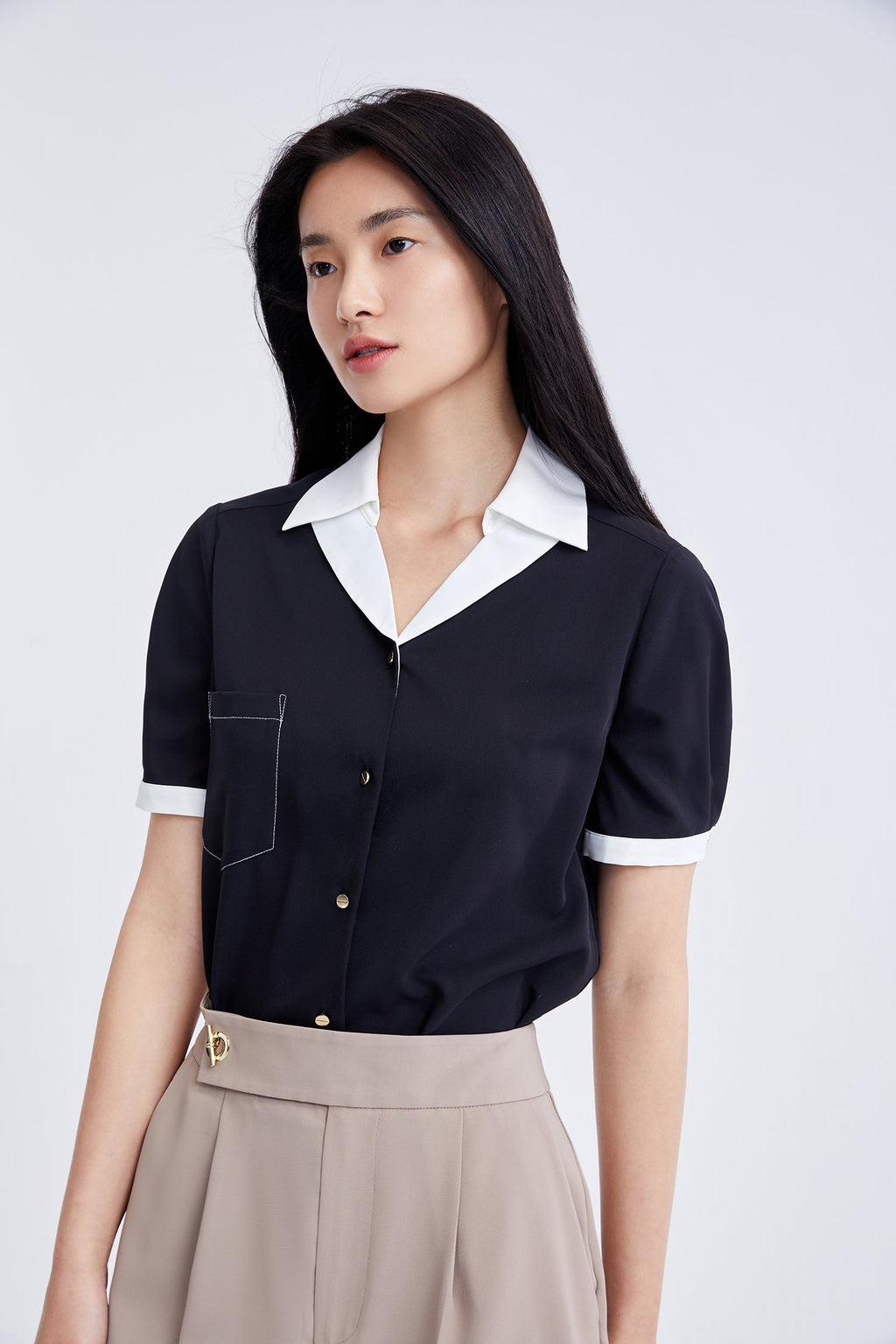 Lily - Chemise - Noire