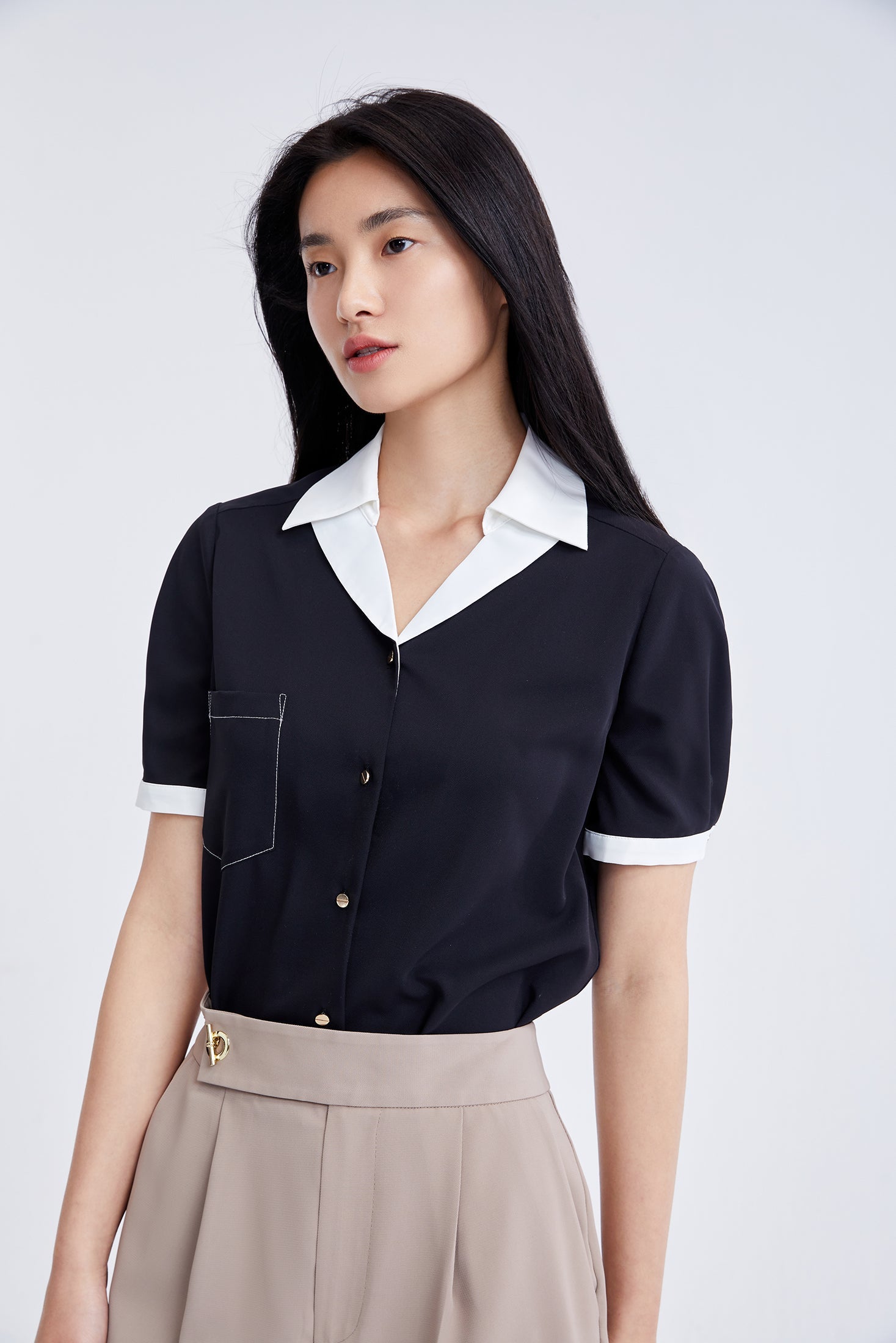 Lily - Chemise - Noire