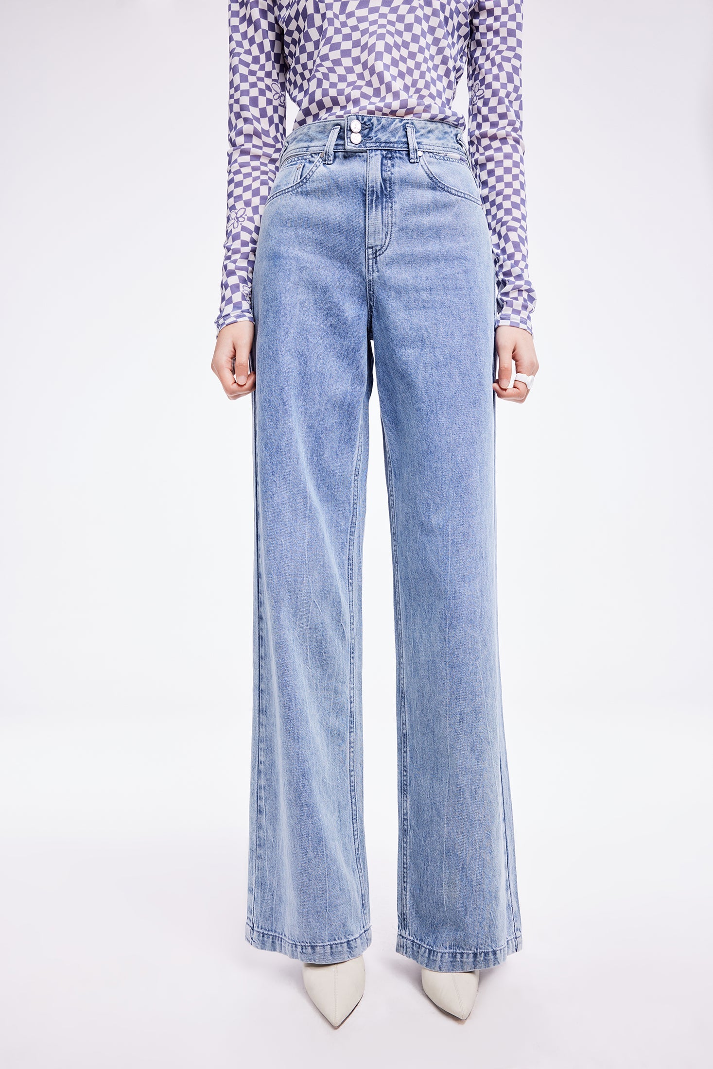 Lily - Pantalon - Bleu
