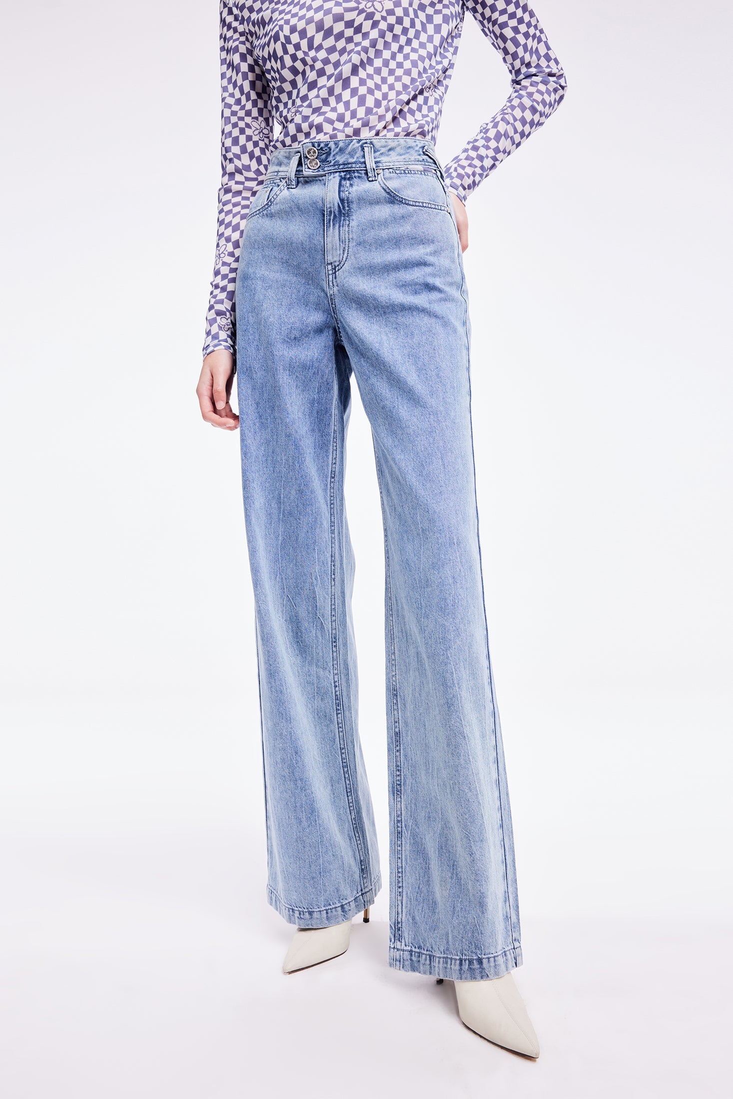 Lily - Pantalon - Bleu