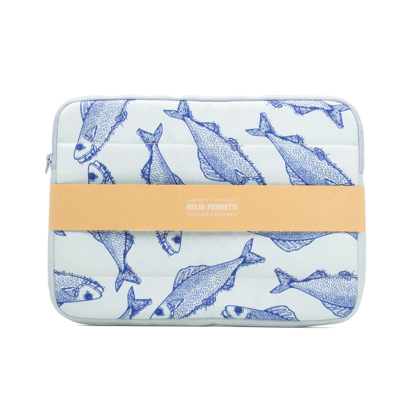 Housse Pour Ordinateur Portable 15" - Bleu & Blanc