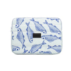 Housse Pour Ordinateur Portable 15" - Bleu & Blanc