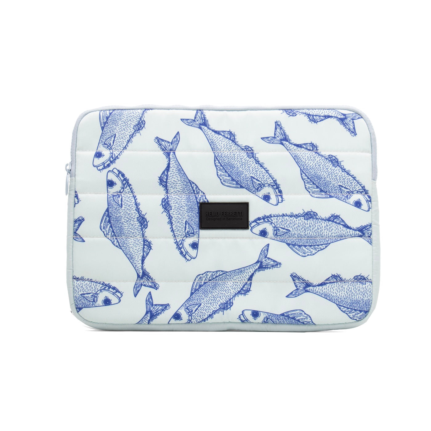 Housse Pour Ordinateur Portable 15" - Bleu & Blanc