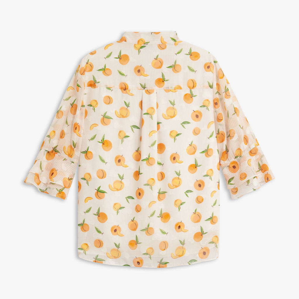 Lily - Chemise - Orange Soleil