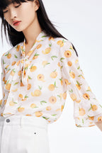 Lily - Chemise - Orange Soleil