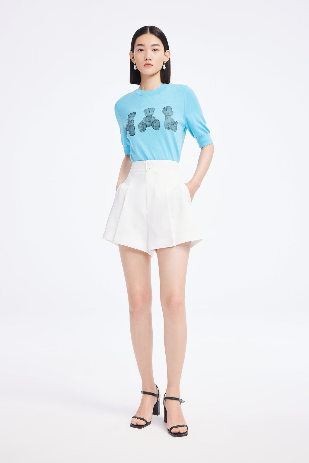 Lily - Short - Blanc